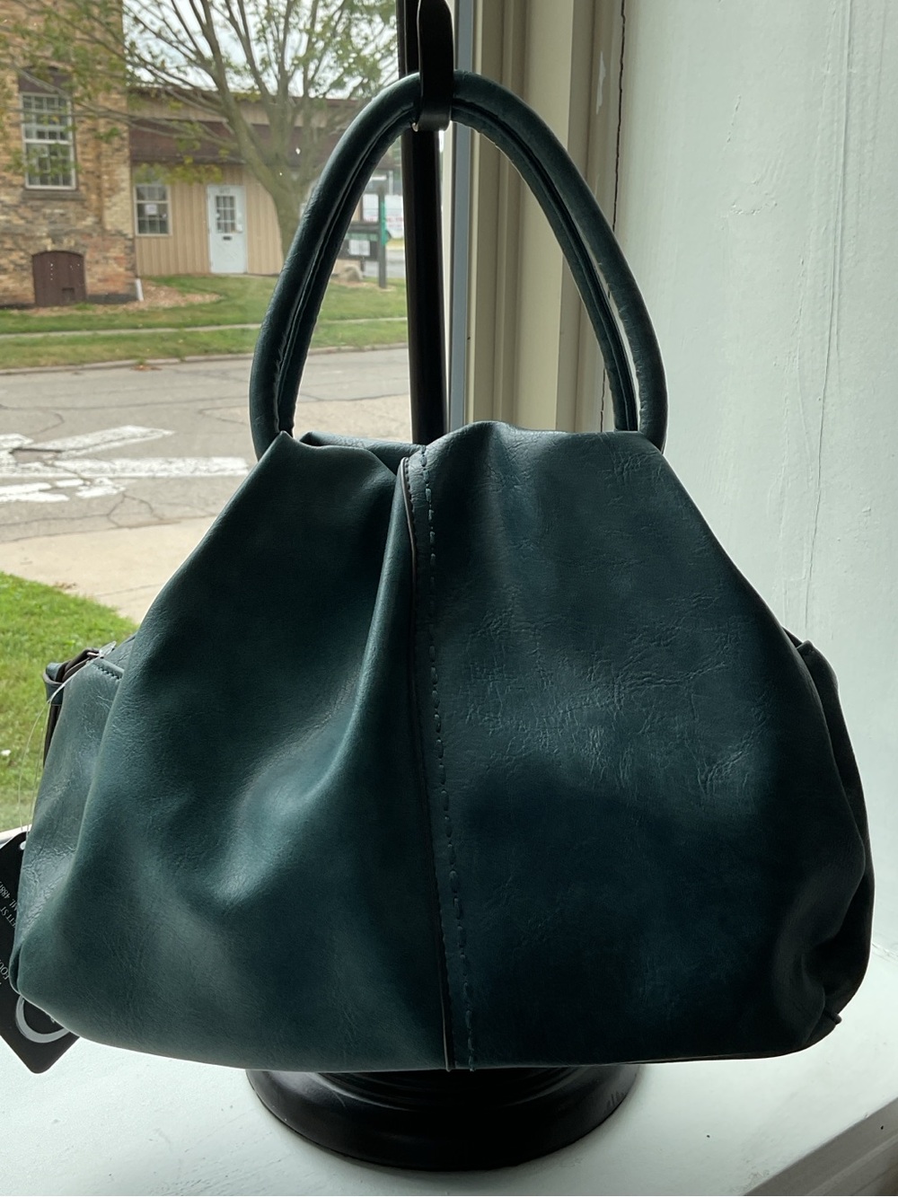 Dark Teal Women’s Handbag - Stylish Everyday Tote